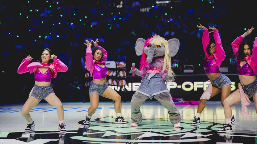 Ellie the Elephant Unveils NY Liberty Championship Ring in Nicki Minaj-Themed Halftime Performance